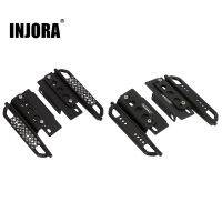 Injora Metal Rock Slider ขั้นตอนด้านข้าง SCX24 สำหรับรถจี๊ปแรงเลอร์ JLU Deadbolt ฟอร์ดมัสแตงอัพเกรดชิ้นส่วนสำหรับ RC Track Axle