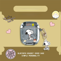 READY STOCK! Cartoon Cute Silver Astronaut &amp; Kulome for  Baseus W04 Pro  Soft Earphone Case Cover