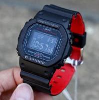 Win Watch Shop Casio G-Shock รุ่น DW-5600HR-1DR นาฬิกาข้อมือผู้ชาย สายเรซิ่น - สีดำ/แดง ตัวใหม่ล่าสุด (สินค้าของแท้ 100% ประกันศูนย์ CMG 1 ปีเต็ม)