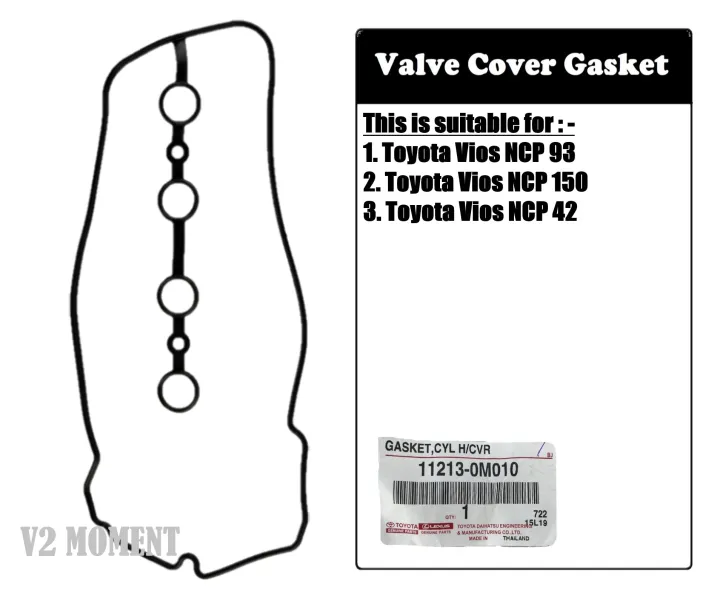 valve-cover-gasket-toyota-vios-ncp42-ncp93-ncp150-11213-0m010-lazada