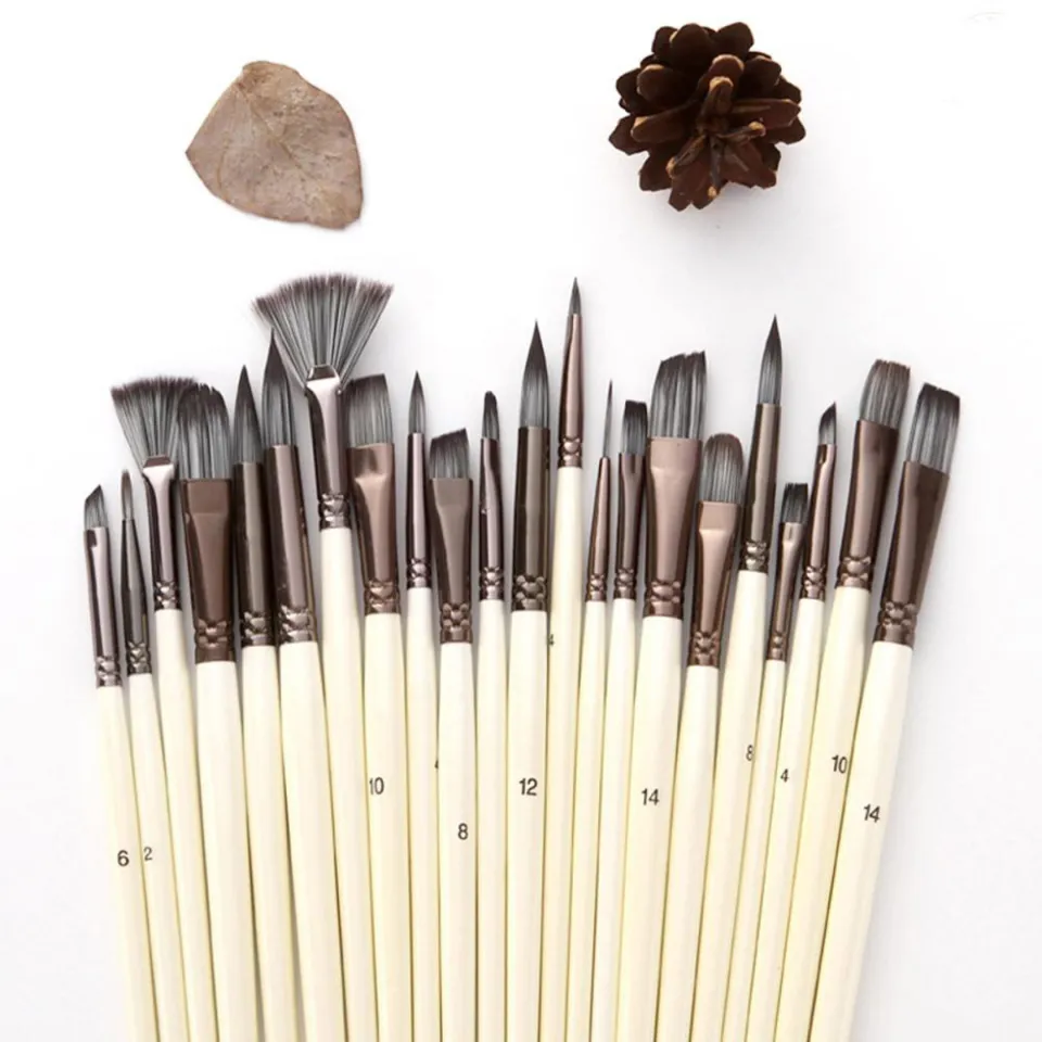 Comportable Artist Paint Brushes Set of 12