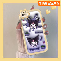 เคส Chenyyyka สำหรับ iPhone 6 Plus 6S Plus 7 Plus 8 Plus เคสการ์ตูนน่ารัก Kuromi ดีไซน์ใหม่กระต่ายสีสันสดใสเลนส์กล้องถ่ายรูปป้องกันสัตว์ประหลาดน้อยน่ารักเคสมือถือกันกระแทกและรอยขีดข่วน