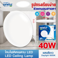 Saneluz โคมซาลาเปา โคมไฟติดเพดาน 12W 15W 25W 40W 72W LED ทรงกลม โคมสำเร็จรูปพร้อมหลอด แสงขาว แสงคูลไวท์ แสงวอร์ม พร้อมอุปกรณ์ในการติดตั้ง ซาเนลุซ led