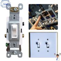 สวิตช์ไฟ TENGJI 120V โคมไฟติดผนัง US แบบมืออาชีพ15A สวิตช์ปิดเปิด