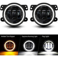 4 inch LED Fog Light 30W DRL for Jeep Wrangler JK TJ LJ