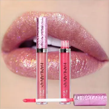 Liquid Crystal Glow Lip Gloss Lipstick Mermaid Pigment Glitter Lip Plumper