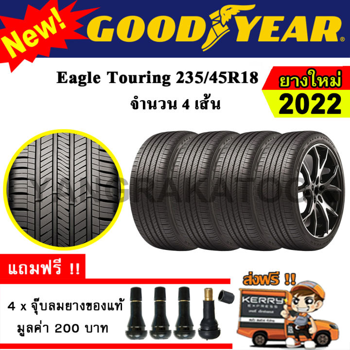 ยางรถยนต์-ขอบ18-goodyear-235-45r18-รุ่น-eagle-touring-4-เส้น-ยางใหม่ปี-2022