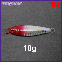 Wangzhansi เหยื่อล่อปลา7-10G ใบมีดโลหะเทียมเหยื่อสั่นได้ Crankbait แบบสปินเนอร์จม