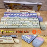 NUBWO NKM631 Keyboard+Mouse Wireless+BTชุดไร้สาย ใช้ได้ทั้งบลูทูธและไวเรส เลือกใช้สัญญานได้