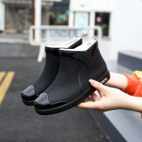 Rubber Shoes Women Waterproof Rain Boots Ankle Shoes 2020 New Autumn New Female Water Shoes Rainboots Ankle Boots Flats