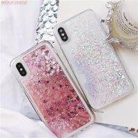 เคสกันน้ำซิลิโคนนุ่มเหลวสำหรับ Samsung กาแล็คซี่,S22 S23 S21พิเศษ S20 FE S10 S8 S9บวกกับกรอบ Bling ทรายเป็นประกายขอบ S7