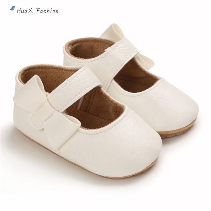 huax-รองเท้าผ้าใบเด็กทารกรองเท้ารองเท้าเด็กอ่อน-pu-นุ่มพื้นรองเท้ายางเด็กวัยหัดเดินรองเท้าสำหรับ3-12เดือน