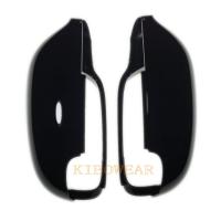 2pcs Side Wing Mirror Cover Caps For VW Touran 1T1 1T2 2003 2009 2004 2005 2006 2007 replace pair glossy black