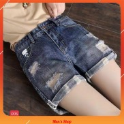 Quần short nữ , quần đùi jeans nữ mẫu mới quần bò nữ Mun s shop ms717