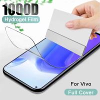 ฟิล์มไฮโดรเจลกันรอย แบบเต็มจอ ขอบโค้ง สำหรับ VIVO V29 V27e V27 Pro V25 5G V25e V23 V23e V21 V21e 4G V20 SE V19 Neo V17 V15