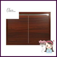 บานซิงค์คู่ KITZCHO ZENSE 86x66 ซม. สีไม้สักKITCHEN SINK CABINET DOOR KITZCHO ZENSE 86X66CM TEAK **หมดแล้วหมดเลย**