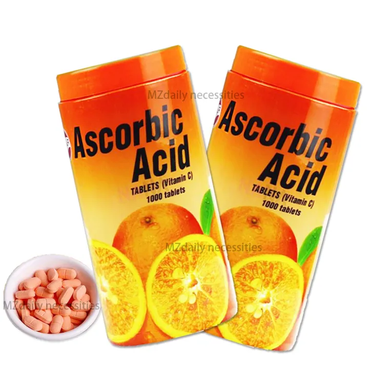 ( Set of 2 ) PATAR ASCORBIC ACID (VITAMIN C) 1000 Chewable Tablets