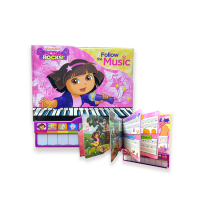 Wel-B Dora Rocks: Follow the Music Board Book หนังสือเด็ก หนังสือภาษาอังกฤษ หนังสือต่างประเทศ สื่อการเรียนรู้ นิทาน กิจกรรมเด็ก ฝึกภาษา เสริมจินตนาการ