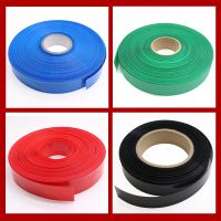 5M Width 15mm PVC Heat Shrink Tube Dia 9mm Lithium Battery Insulated Film Wrap Protection Case Pack Wire Cable Sleeve Colorful Electrical Circuitry Pa