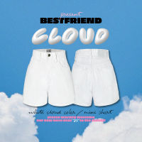 MONDAYMORNING BESTFRIEND MINI SHORT JEANS (CLOUD)