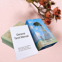 12X7Cm Claude Monet Divination Tarot Deck พร้อมหนังสือแนะนำ78ใบ Tarot Deck ling Game สำหรับผู้เริ่มต้นและผู้เชี่ยวชาญ