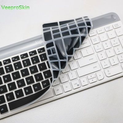 Silicone Dustproof Wireless Desktop keyboard Cover skin Protector MK 470  For Logitech MK470 K580 Slim Wireless Keyboard Keyboard Accessories