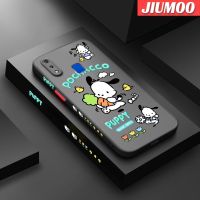 JIUMOO เคสสำหรับ VIVO Y91 Y91i Y95,ลายการ์ตูนแครอท Pochacco บางดีไซน์ใหม่ด้านข้างกันกระแทกมีน้ำค้างแข็งโปร่งใสแข็งเคสมือถือป้องกันกล้องคลุมทั้งหมด Softcase