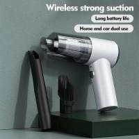 Mini Wireless Car Vacuum Cleaner Super Strong Suction 6000Pa Portable Handheld Auto Vacumm Cleaner for office home car