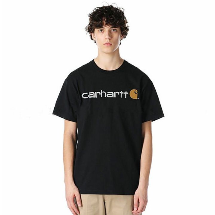 เสื้อยืดแฟชั่นผู้ชายแบบลําลอง-carhartt