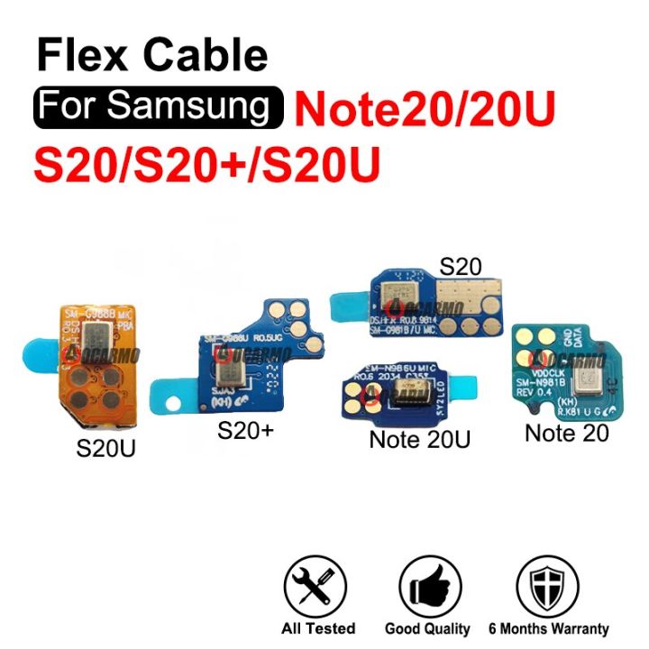 สำหรับ-galaxy-note-20อัลตร้า-s20บวก-s20u-s20-ไมโครโฟนตั้งโต๊ะโมดูลลดเสียงรบกวนชิ้นส่วนซ่อมแซม-mic-flex-cable