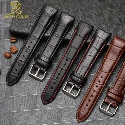 Genuine leather bracelet curve end watch strap 20mm for citizen BL9002-37 05A BT0001-12E 01A watch band 21mm watchband 22mm