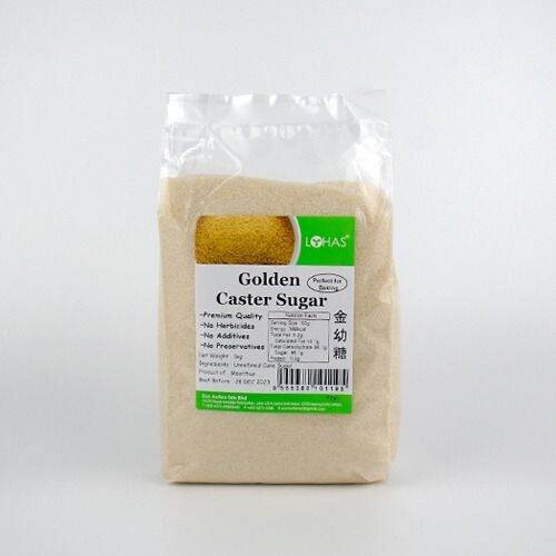Lohas Natural Unrefined Golden Castor Sugar 1kg 黑砂糖 Lazada
