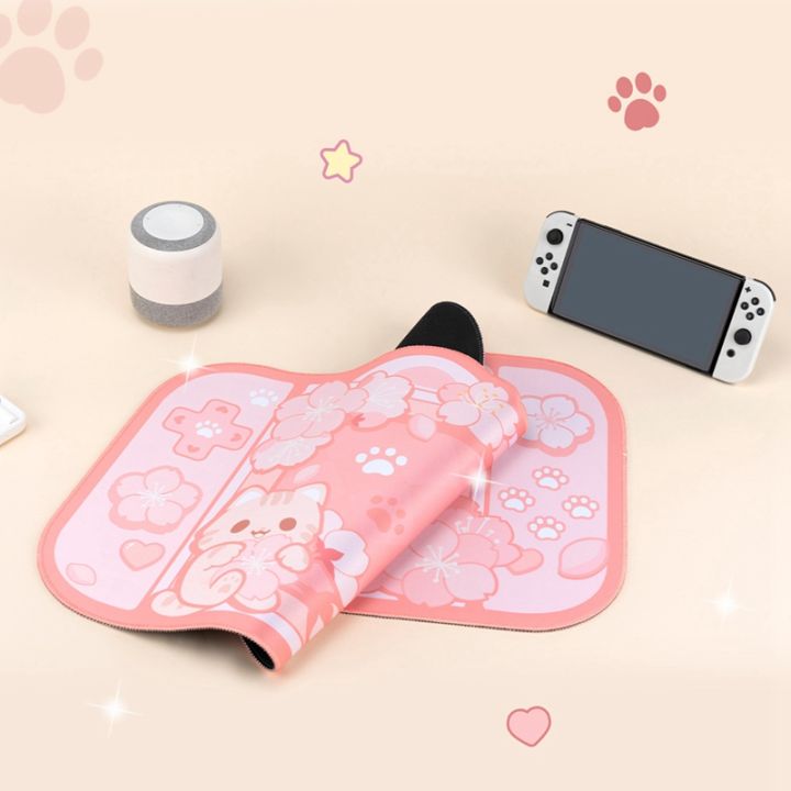 sakura-cat-large-mouse-pad-mouse-pad-for-cute-pink-sakura-cats-desk-mat-water-proof-nonslip-laptop-desk-accessories