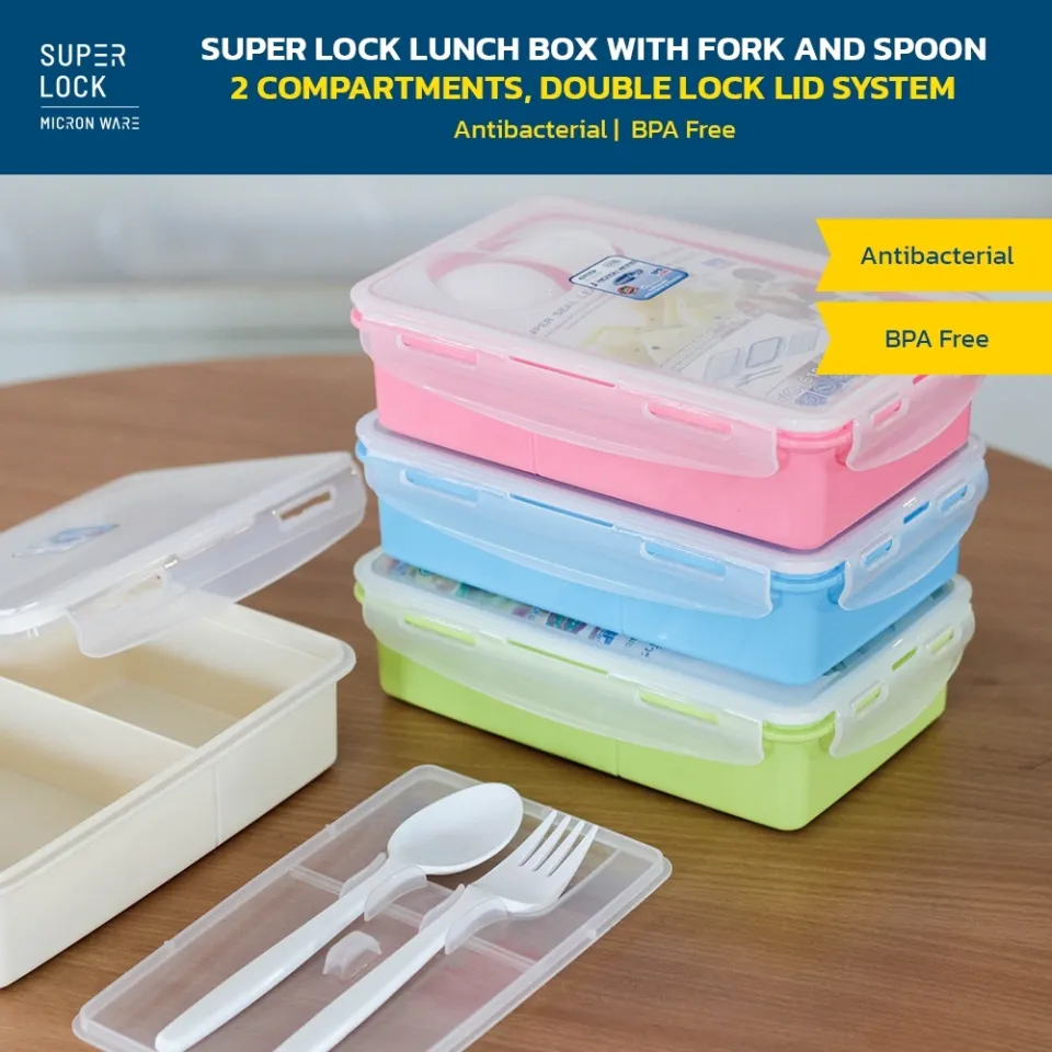 SIMBLER - Plastic Lunch Box (various designs) / Cutlery / Set