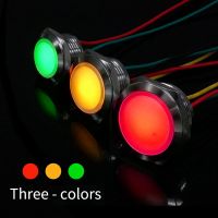 Two Colors Three Colors Metal LED Warning Indicator Light Signal Lamp Pilot With Wire 5V 12V 110V 220V Red Green Yellow