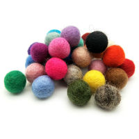 10PCS 15mm Wool Balls Handmade DIY งานฝีมืออุปกรณ์เสริมสีสัน Felt Balls ตกแต่งเด็กตกแต่งห้องตกแต่งบ้าน Wool Ball-qlcaee181