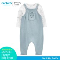 Carters Long Overalls+T Shirt 2Pc Blue L8 คาร์เตอร์เสื้อผ้าชุดเอี๊ยมพร้อมเสื้อ