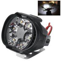 ▬ 6LED Universal Motorcycle Headlight External Electric Lights Spot Mini Working Fog Lamp 8W 6000K Spot Fog Lam