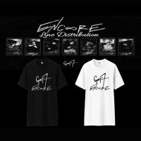 พร้อมส่งเสื้อ GOT7 E N C O R E ราคาพิเศษ คอกลมสีดำ-ขาว COTTON100% S-4XLเสื้อยืด เสื้อเบลาส์