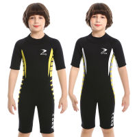 2.5mm Neoprene Surfing Shorty Wetsuit For Children Boys Jellyfish Swimsuit Girls Underwater Diving Suits Kids Scuba Swimwear