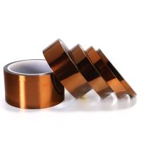 Adhesive Tape 5/8/10/15/20/30/50 mm BGA Welding Tape High Temperature Heat Resistant Polyimide Gold for Electronic Industry