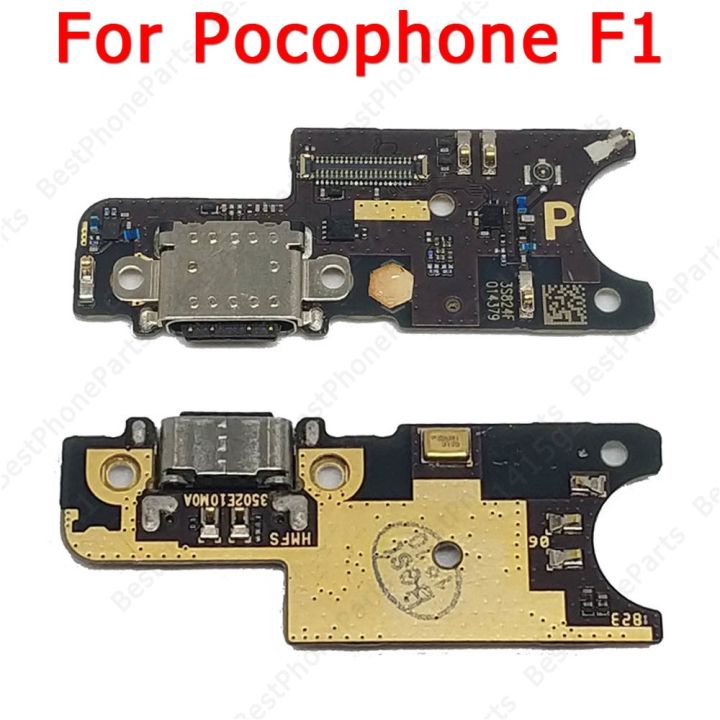 100 Original Charge Board For Xiaomi Mi Pocophone F1 Usb Charging Port Plate Cargo For Poco 4895