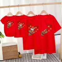 [COD] cross-border foreign trade tops parent-child T-shirt family European and