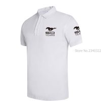 summer short-sleeved solid colour mustang polo shirt summer clothes for men and women short sleeve cotton polos