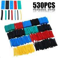 530PCs 8 Sizes 2:1 Electronic Polyolefin Wire Cable Sleeve Set Heat Shrink Tubing Tubes Wrap Sleeve Wire Cable Assorted Mayitr Cable Management