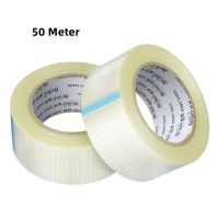 1pcs High Temperature Strong Grid Fiber Tape 10-100 mm * 50 M Mold Home Appliance Bundled Fixed Adhesives Tape