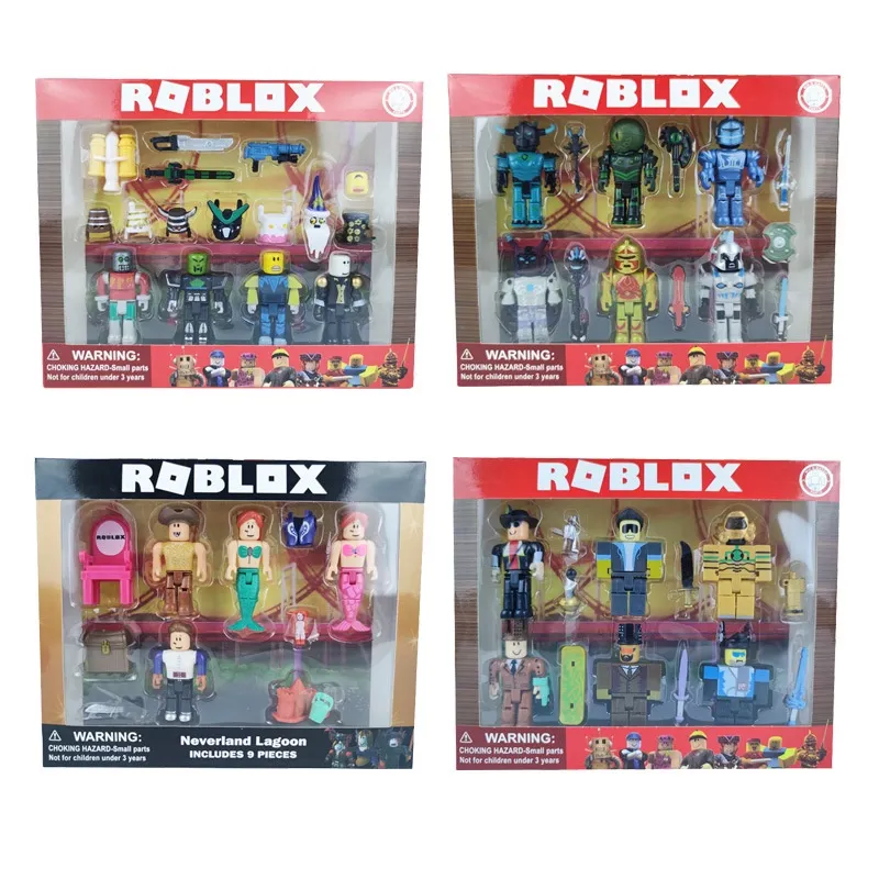 6 Pcs Roblox Toys Mini Action Figures Set, Dessert Table