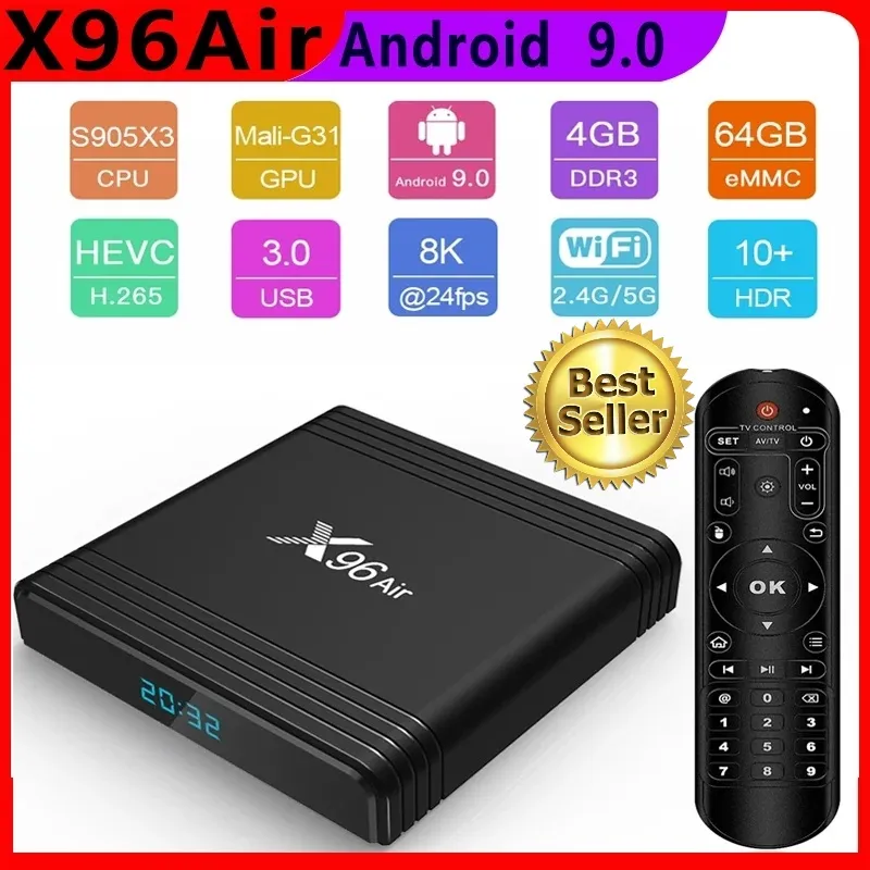 สินค้าขายดีกล่องแอนดรอย X96 Air รุ่นใหม่ Wifi 5G Bluetooth Android box ...