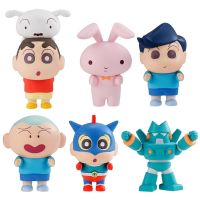 Japanese Crayon Shin chan Kawaii Gashapon Anime Figurine Queuing Series 2 Capsule Toys Action Figure Toys Gift ❀