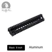 ชุดหน้า ขนาด 9.5 นิ้ว สำหรับ M4 งาน​ ​Kublai ทำจากอะลูมิเนียม รางหน้า Daniel Defense MK18 กระโจมหน้า MK18 Full marking